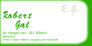 robert gal business card
